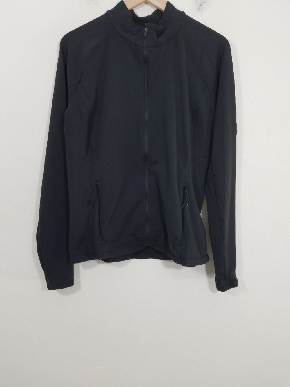 CALIA by Carrie Underwood Zip Up Jacket Black Zip Pockets Size XL